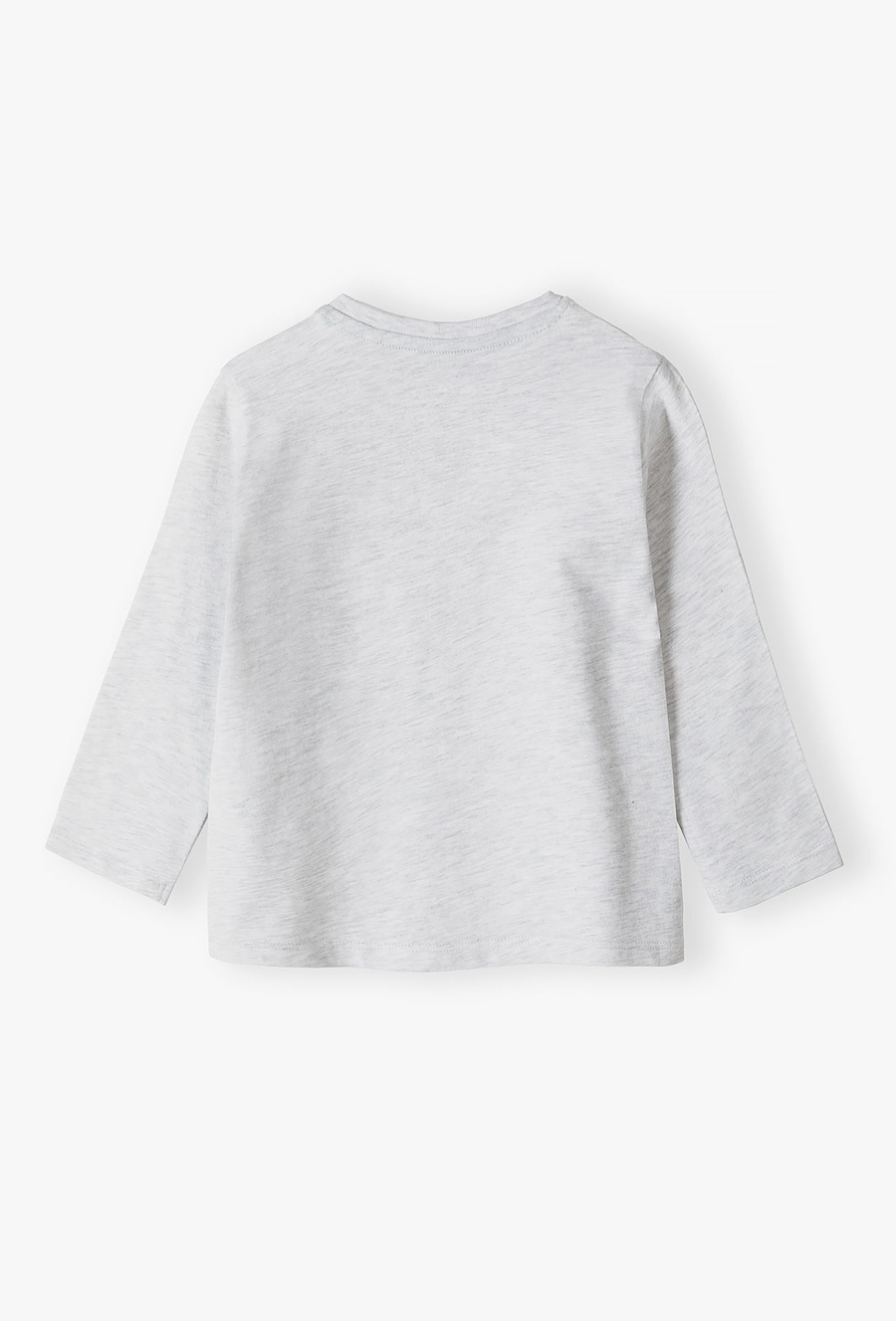 Szara bluzka niemowlęca z kieszonką