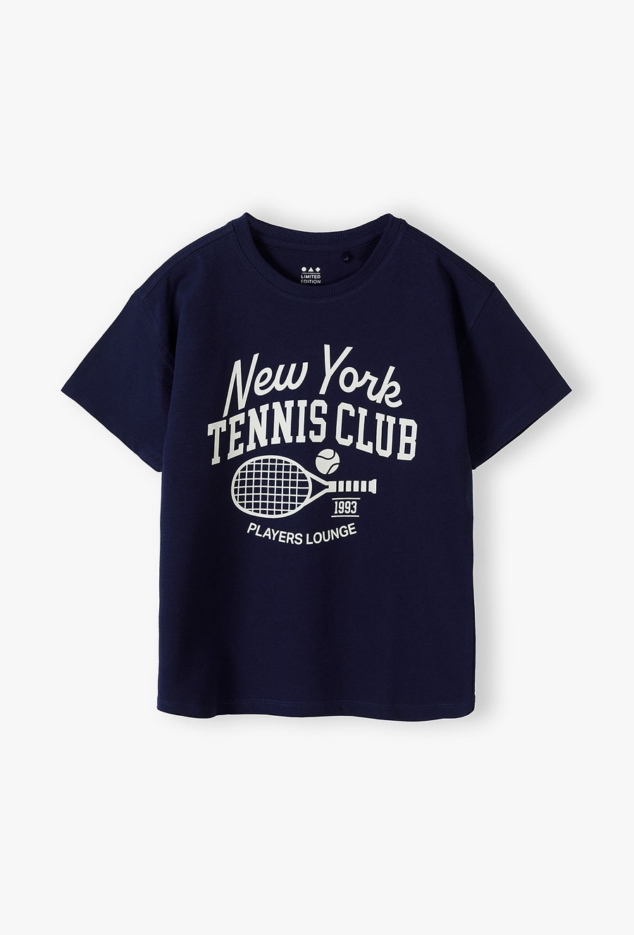 Granatowy t-shirt dla chłopca - Tennis Club - Limited Edition