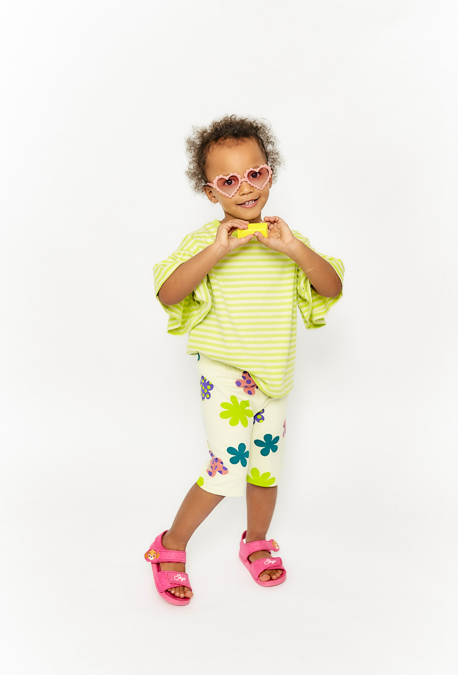 Komplet ubrań na lato - bluzka i legginsy