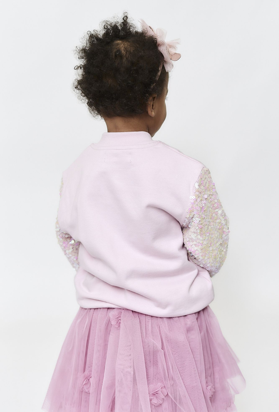 Bluza bomberka z cekinami