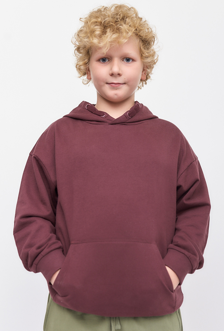 Ciepła nierozpinana bluza z kapturem