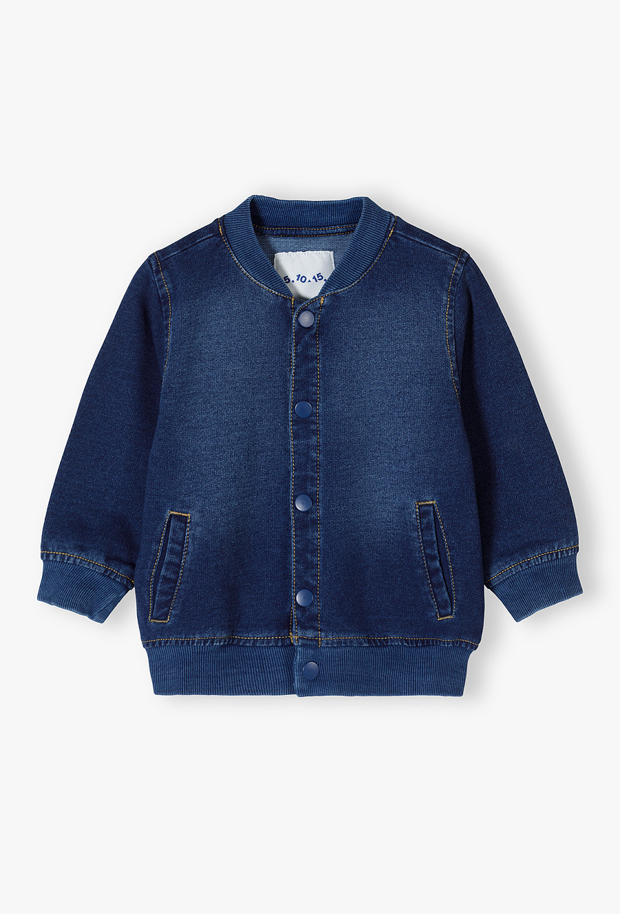 Bluza z dzianiny jeans - bomber - 510.15.