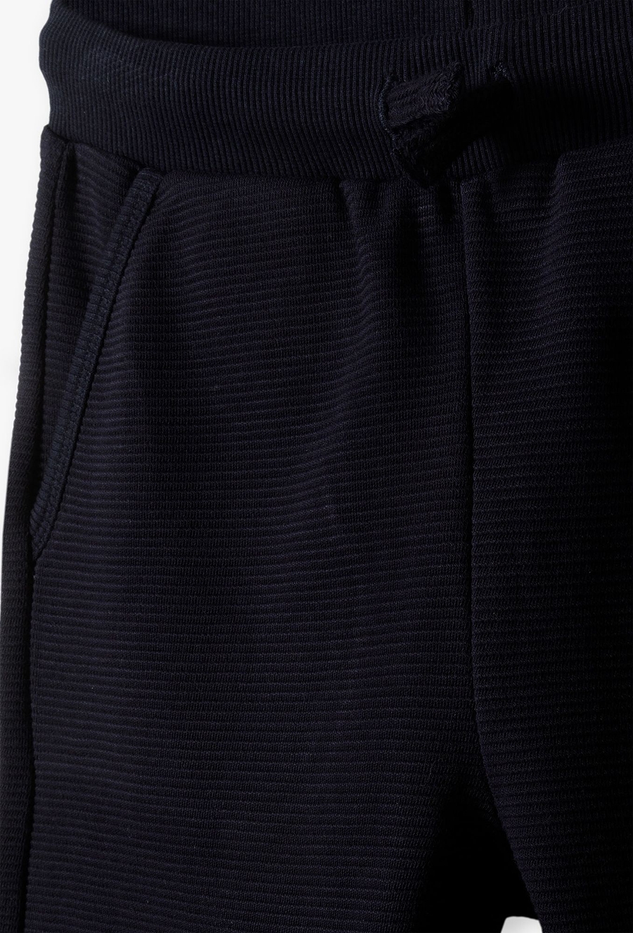 Granatowe spodnie dresowe w prążki - 510.15.