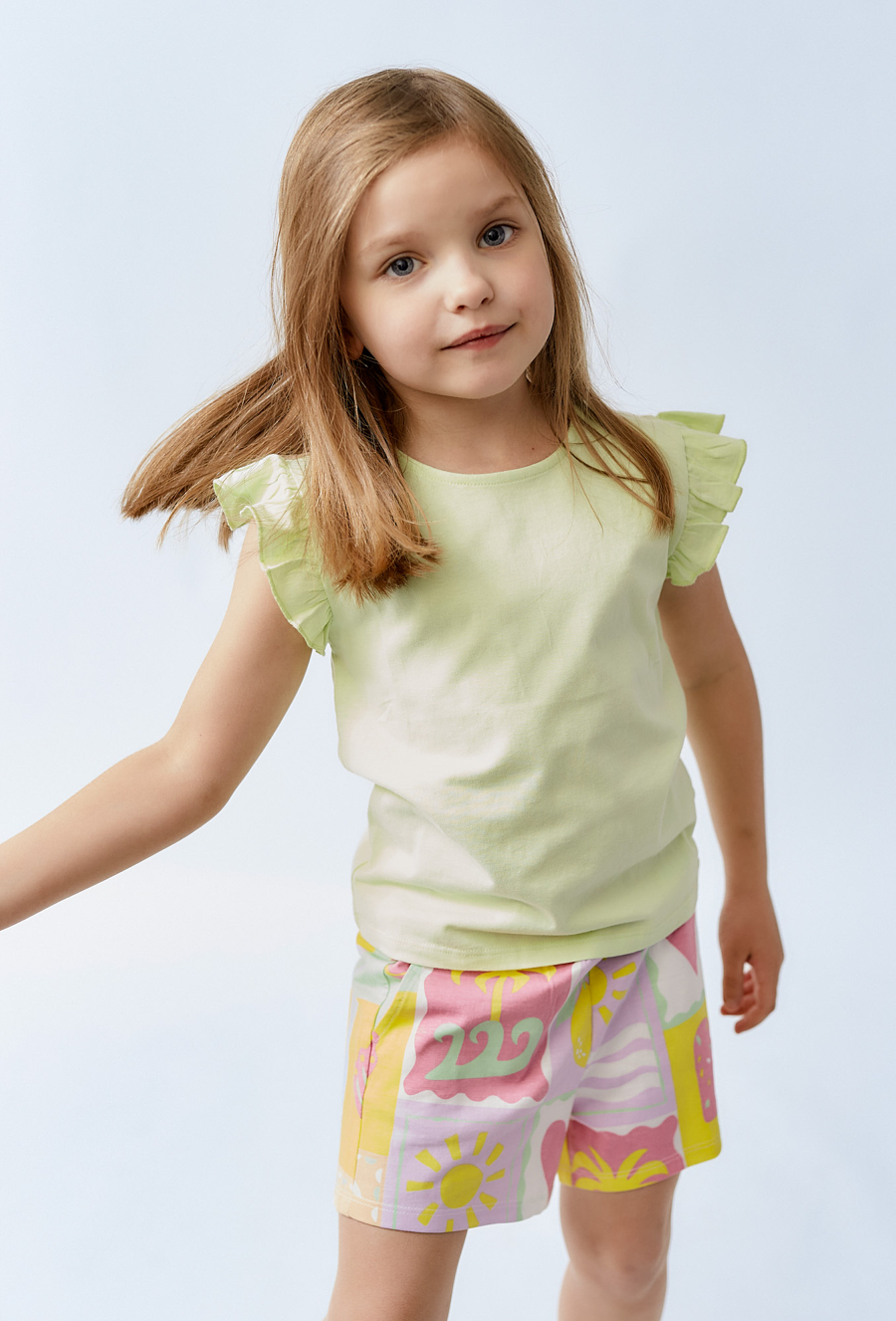 Kolorowe szorty dla dziewczynki