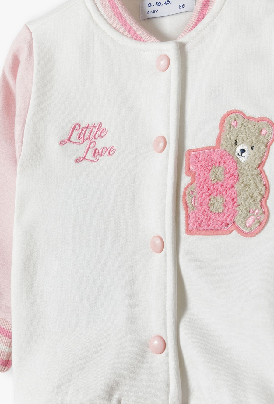 Bluza niemowlęca z misiem - bomberka - 510.15.