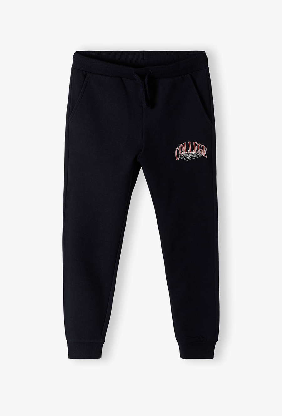 Klasyczne spodnie dresowe dla chłopca - granatowe -510.15.