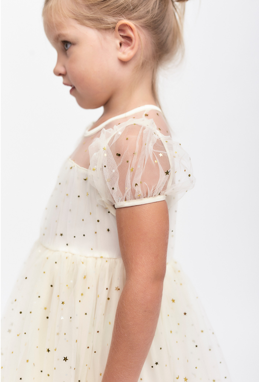 Sukienka z ótkim rękawem dla dziewczynki - 510.15.