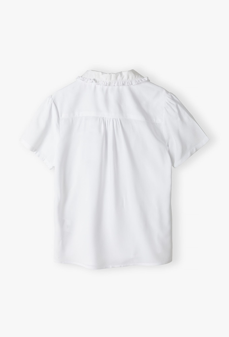 Biała koszula dziewczęca z ótkim rękawem - Lincoln&Sharks