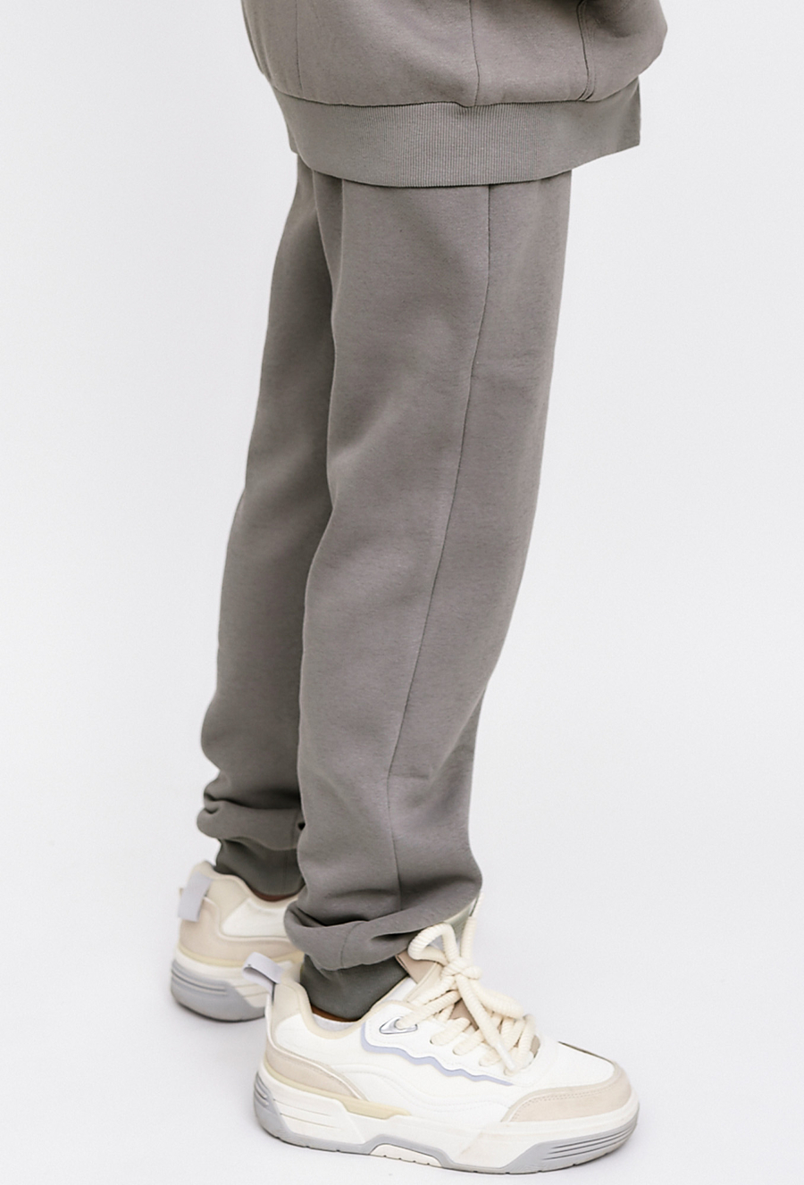 Szare spodnie dresowe dla chłopca - Cyber Vibe - Lincoln&Sharks