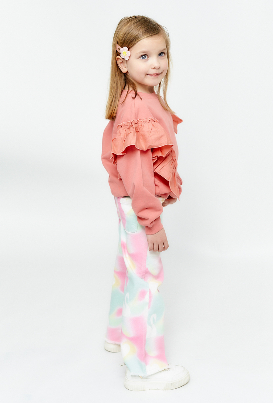 Bluza z dekoracyjnymi falbanami