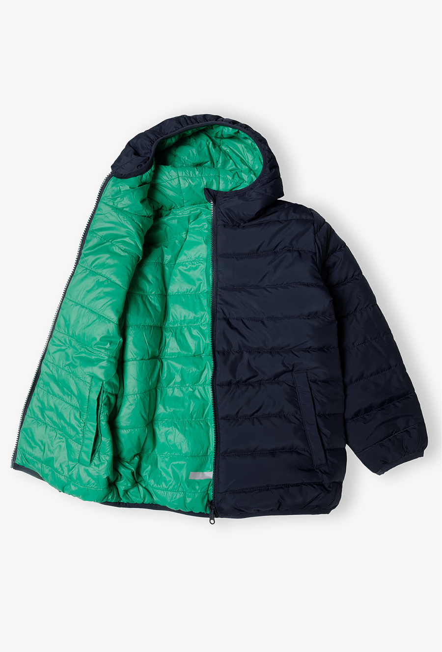 Dwustronna kurtka chłopięca