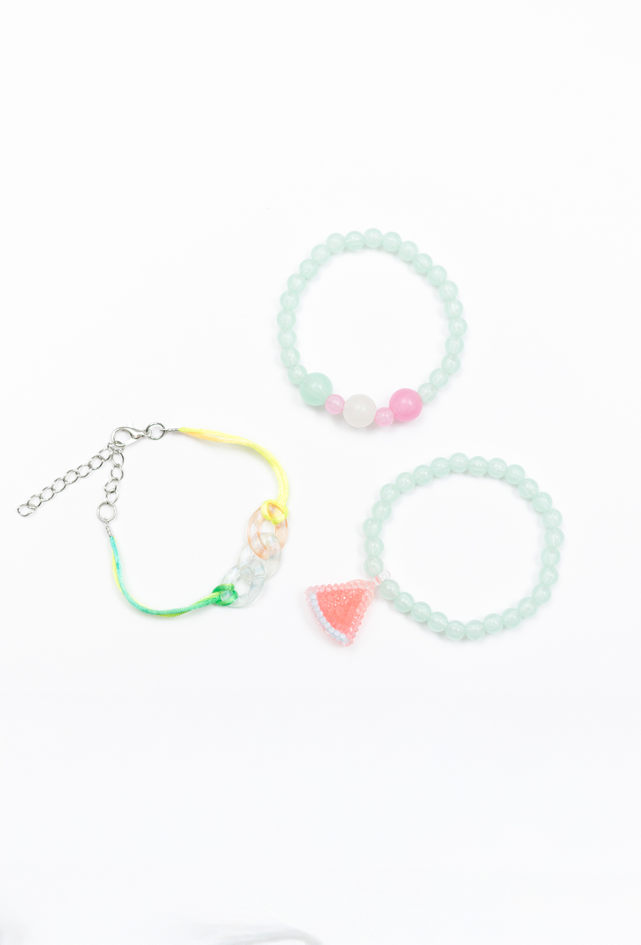 Kolorowe bransoletki dla dziewczynki