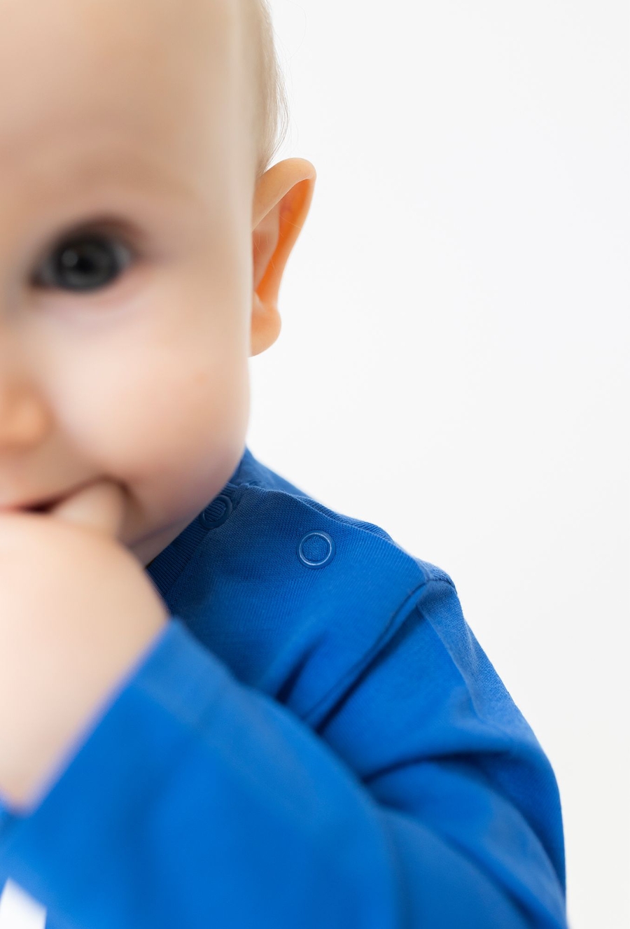 Niebieska bluza niemowlęca ze słonikiem