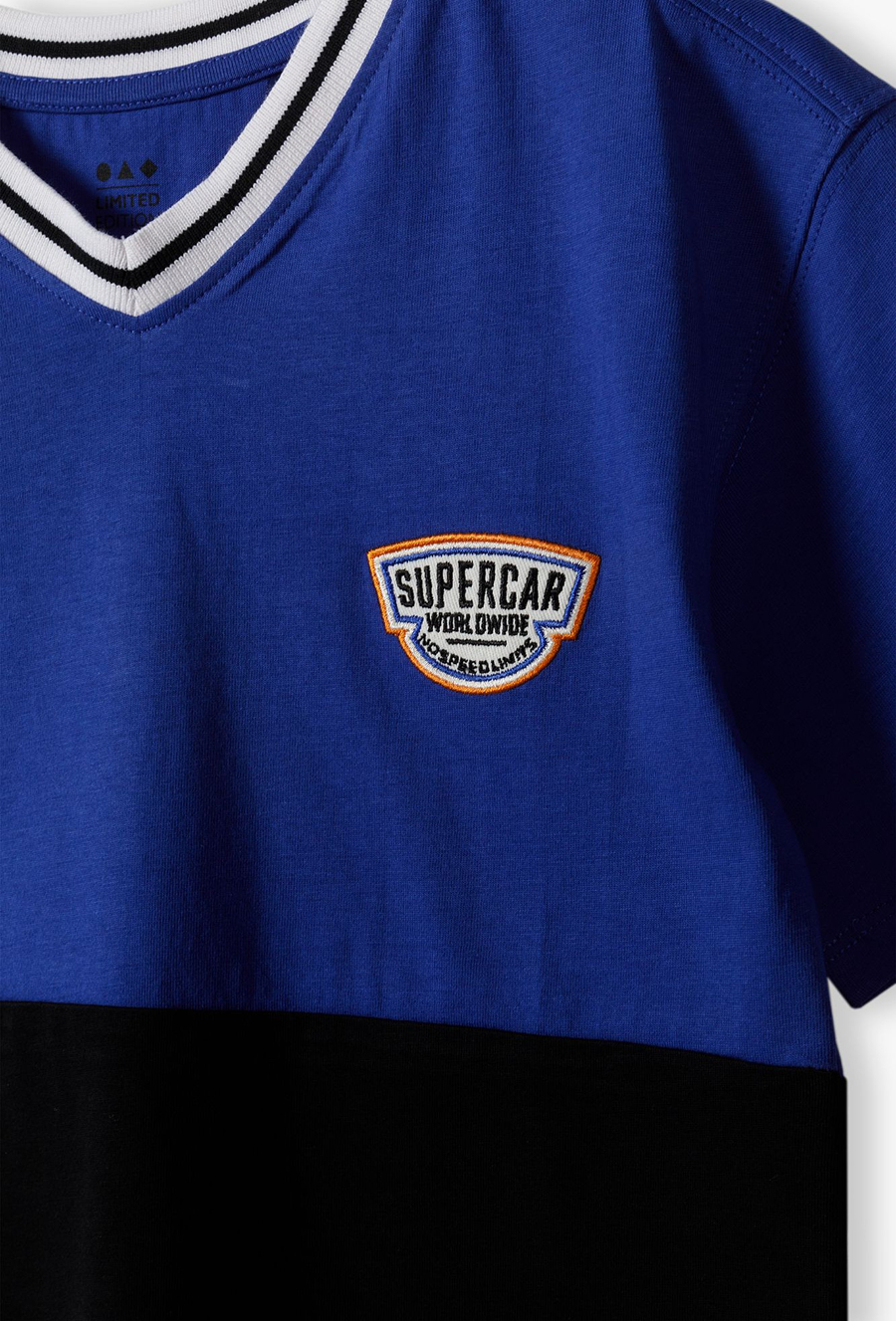 Dwukolorowy t-shirt dla chłopca - Limited Edition