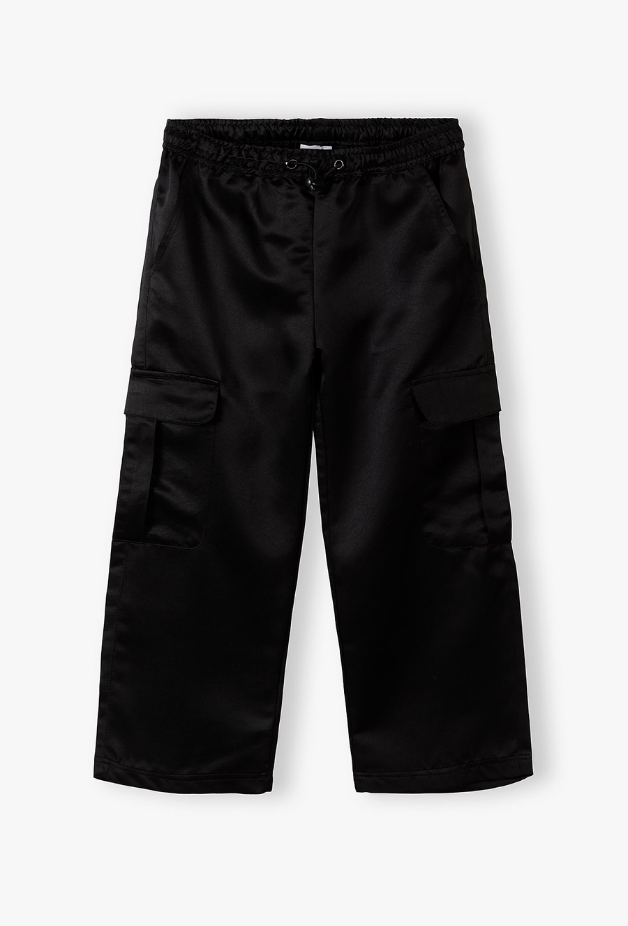 Czarne spodnie dla dziewczynki - Wide Leg - Limited Edition