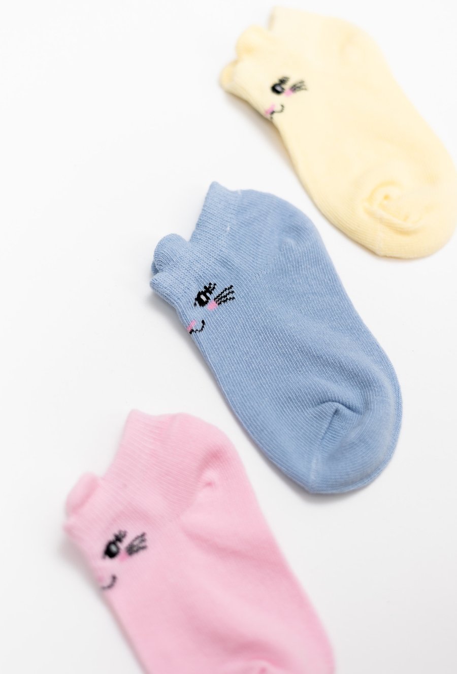 Kolorowe skarpetki dziewczęce 3-pak