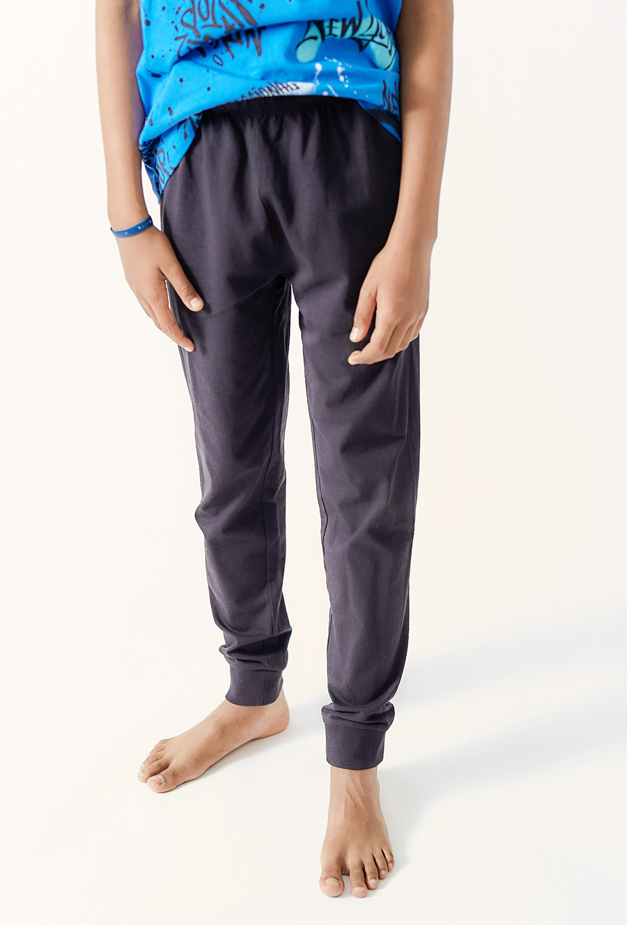 Bawełniana piżama z nadrukiem