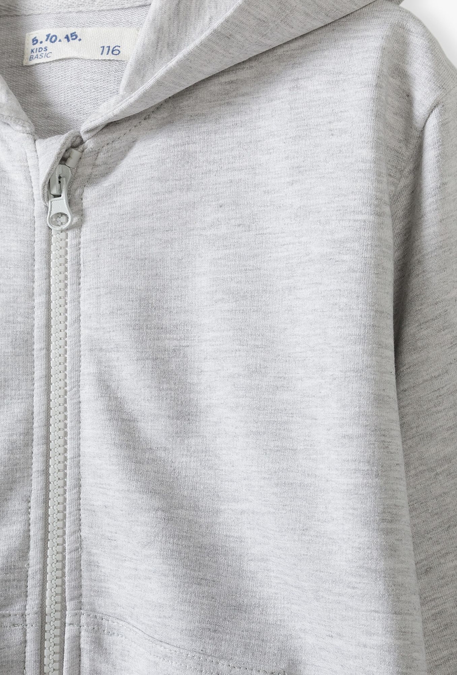 Szara bluza dresowa - basic - 510.15.