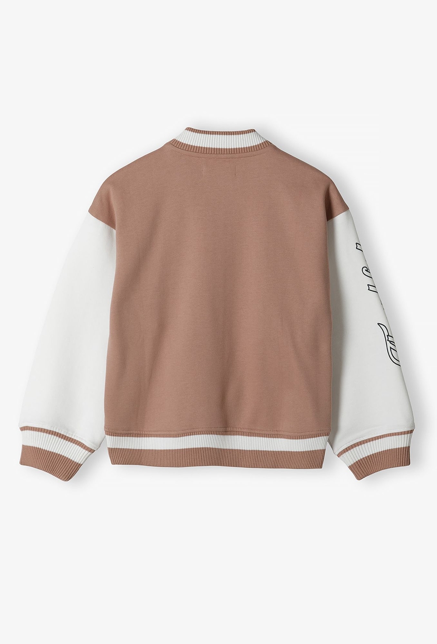 Brązowa kurtka bomberka dla dziewczynki - Lincoln&Sharks