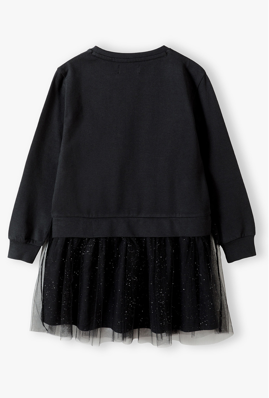 Sukienka dziewczęca z tiulową falbanką