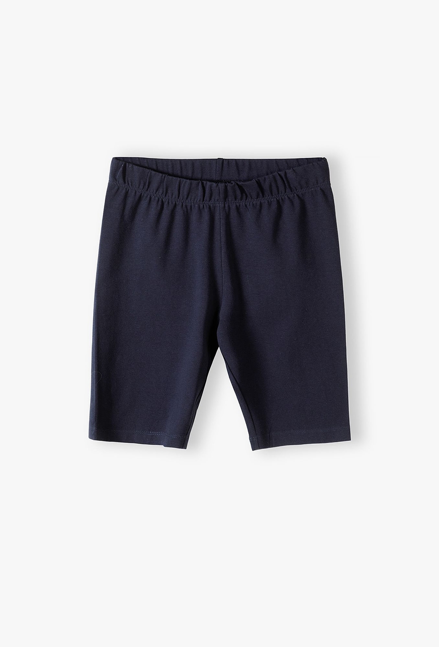 Spodenki gimnastyczne dzianinowe basic - granatowe