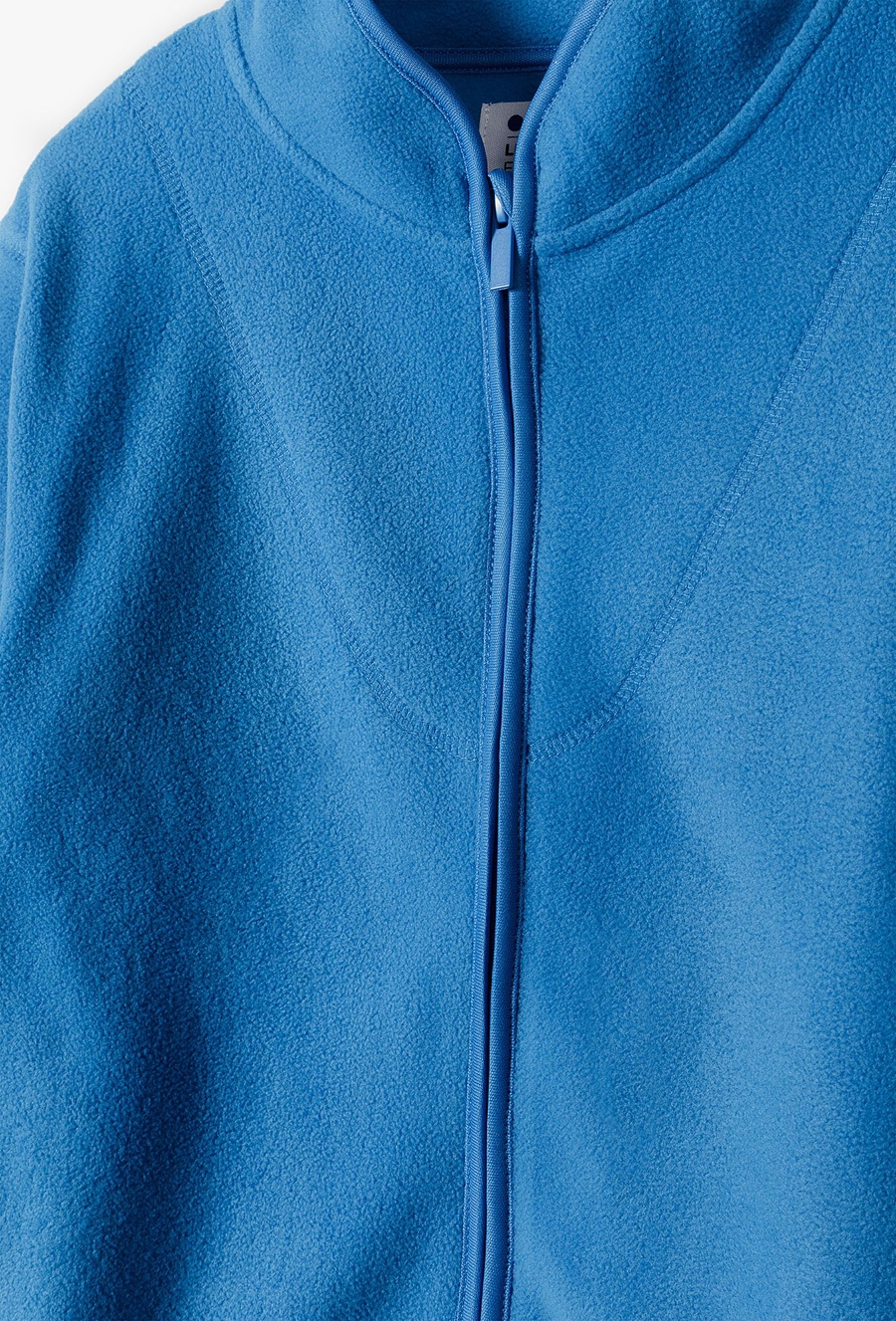 Niebieska bluza polarowa rozpinana na stójce - 510.15.