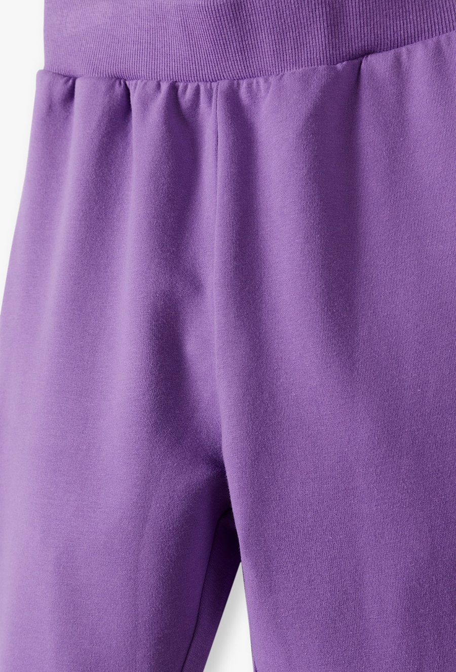 Fioletowe spodnie dresowe dla dziewczynki - Lincoln&Sharks