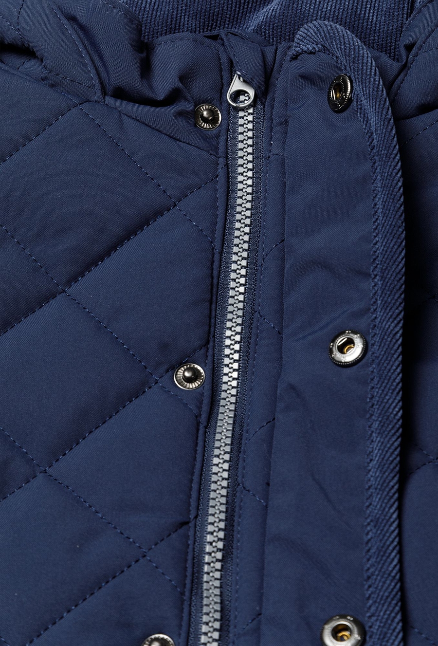 Granatowa pikowana kurtka przejściowa dla chłopca - 510.15.