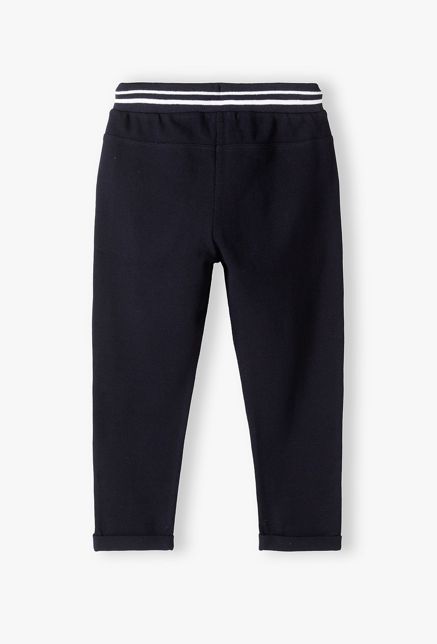 Granatowe spodnie dresowe dla chłopca - Max&Mia