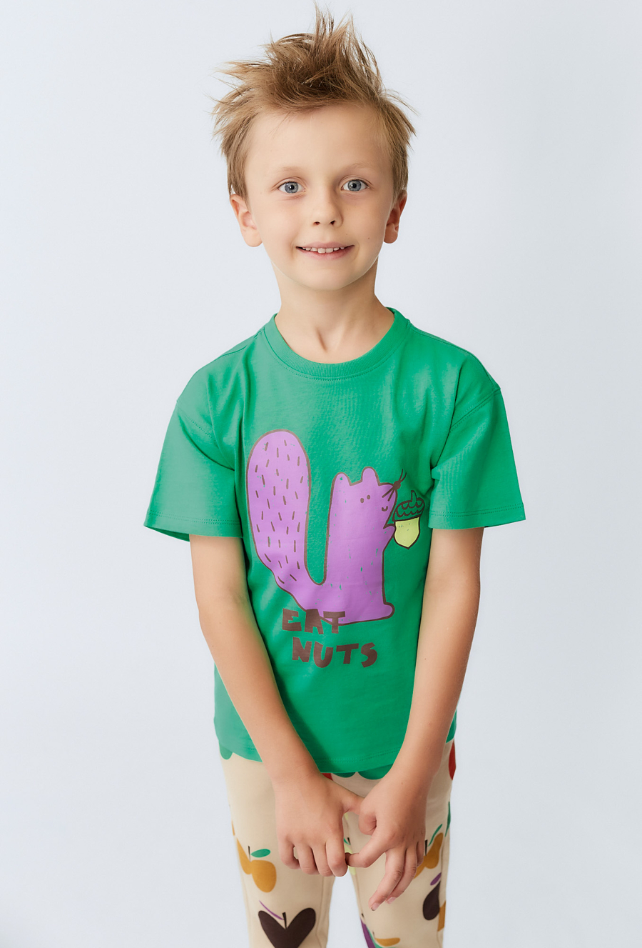 Koszulka chłopięca z nadrukiem wiewiórki - Limited Edition