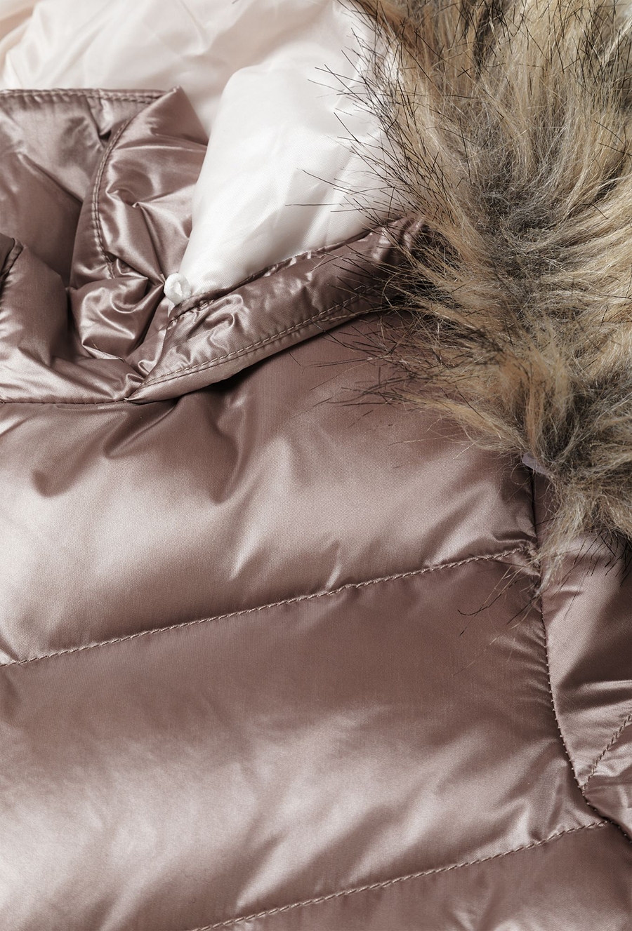 Płaszcz zimowy pikowany dla dziewczynki - 510.15