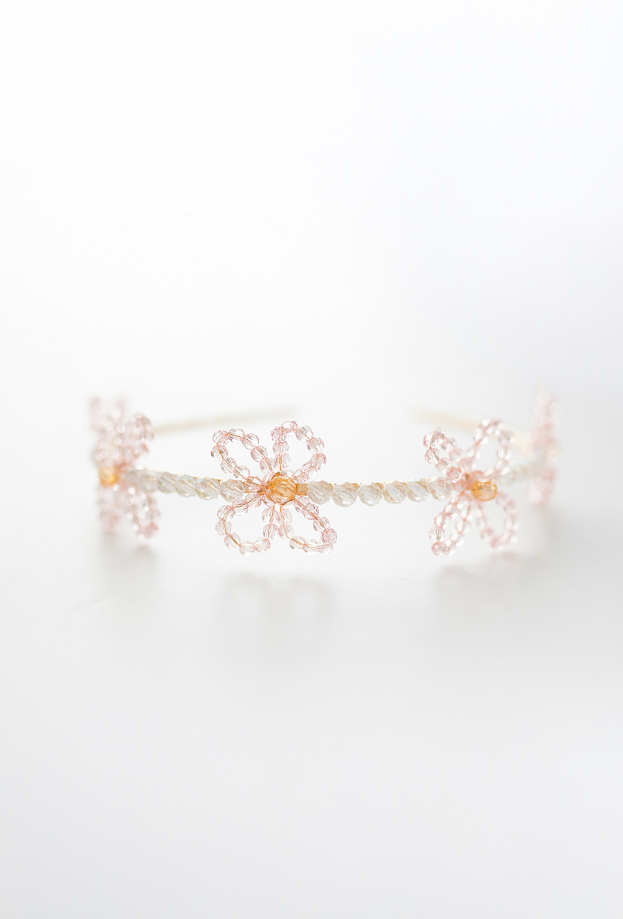 Opaska do włosów z kwiatkami dla dziewczynki