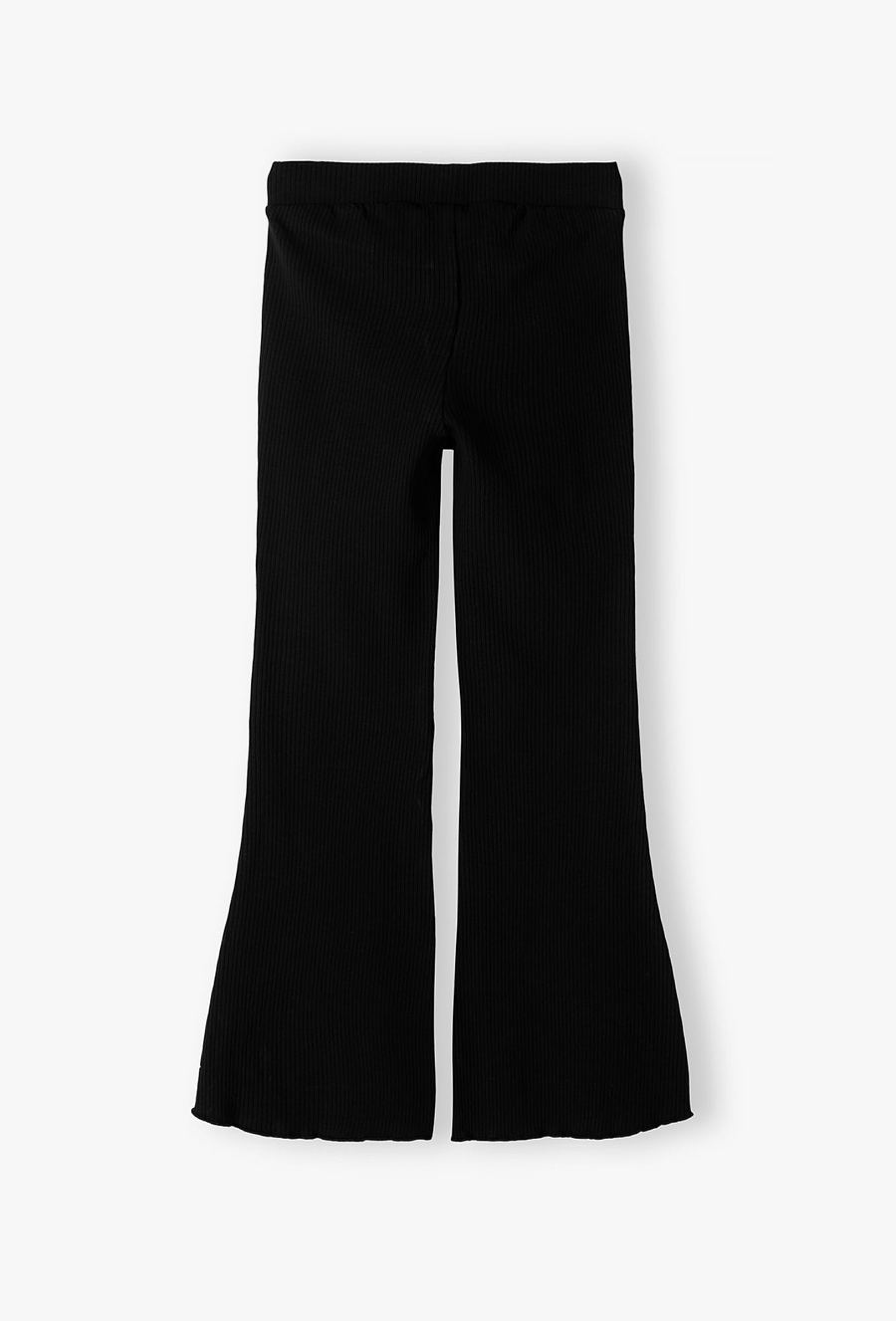 Czarne spodnie w prążki - flare - Lincoln&Sharks