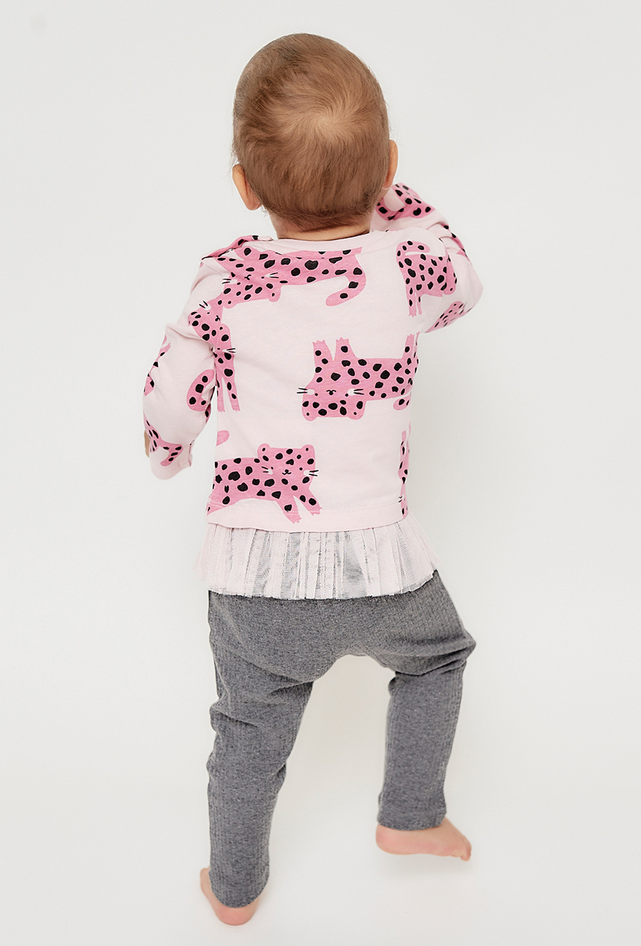 Komplet spodenki i bluzka dla dziewczynki - 510.15.