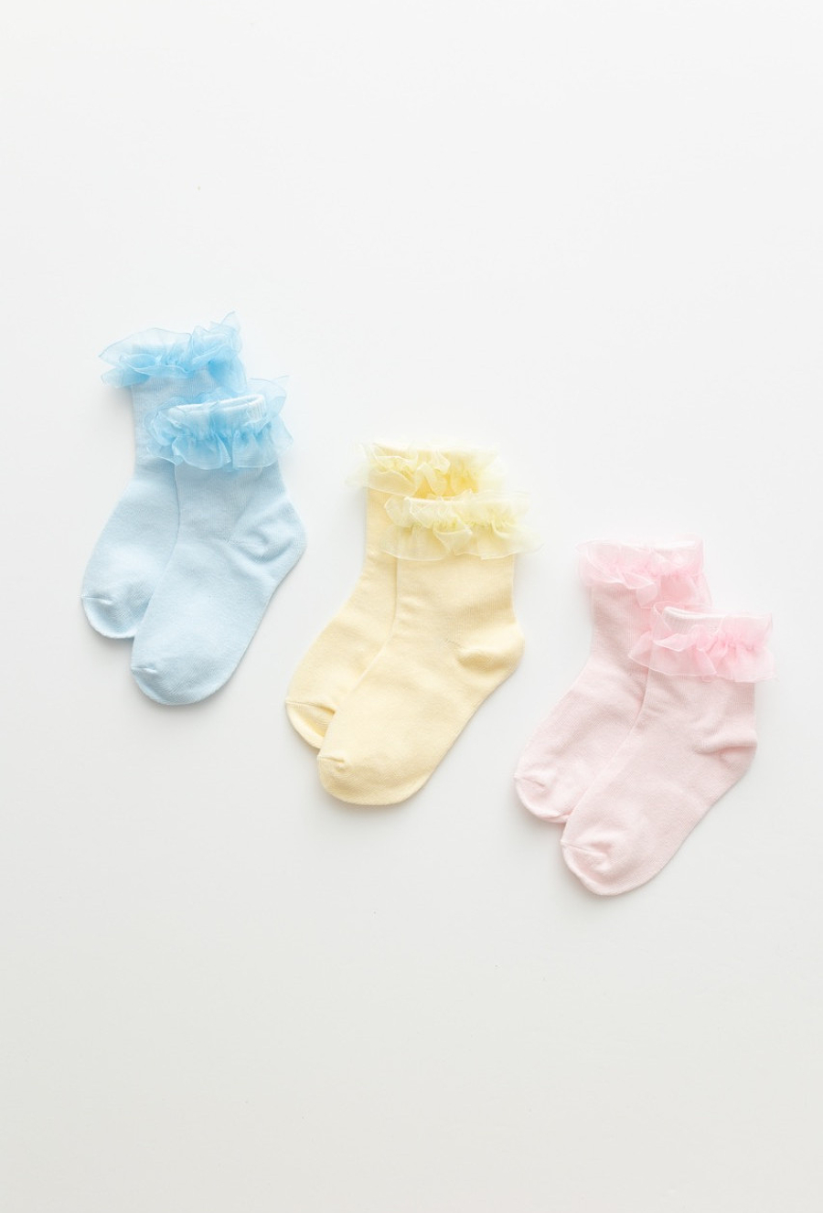 Skarpety dla dziewczynki - 3-pak