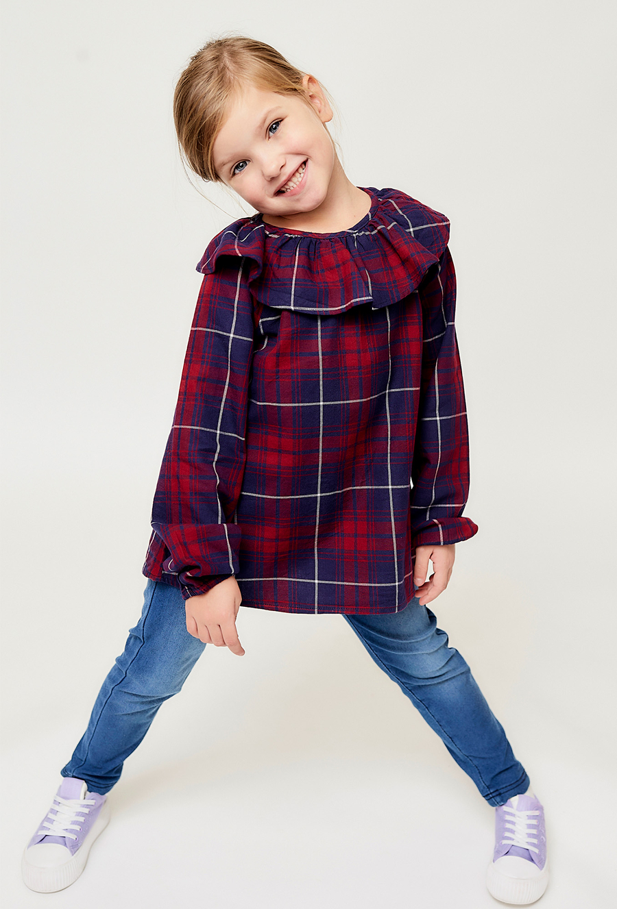 Koszula w atę z długim rękawem