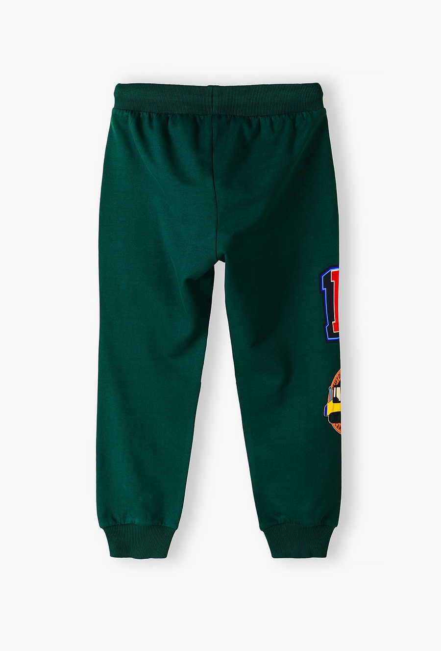 Spodnie dresowe dla chłopca - Fun College - zielone