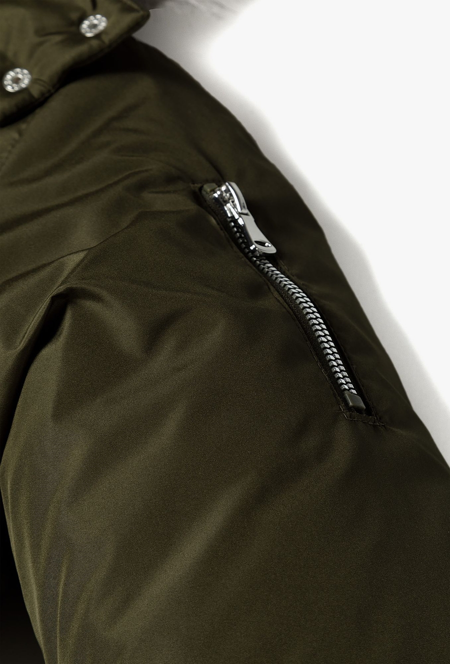 Kurtka zimowa dla dziewczynki - parka - zielona - 510.15.