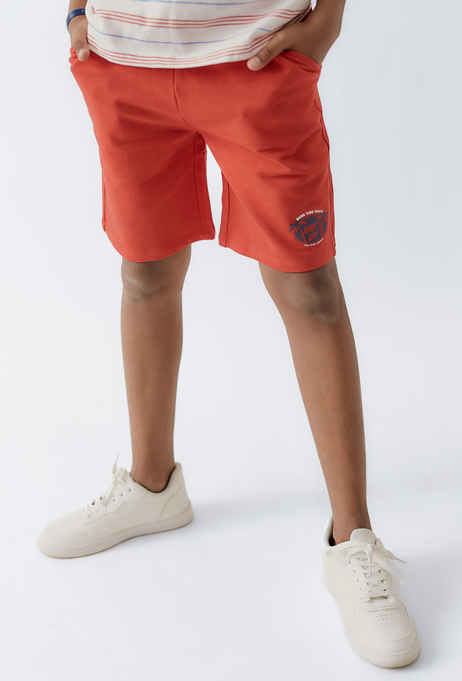 Szorty chłopięce z nadrukiem