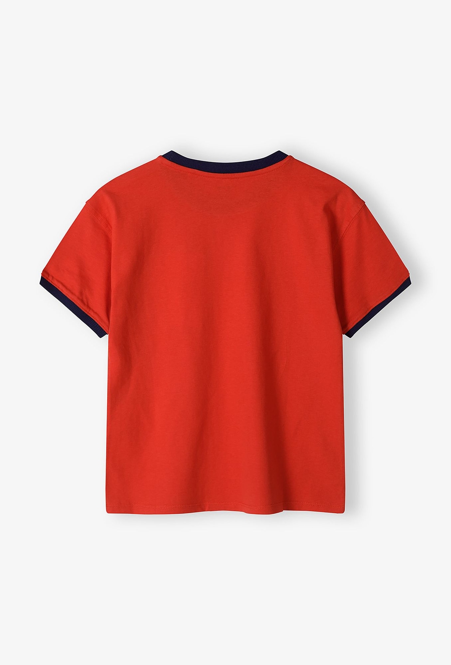 Czerwony dzianinowy t-shirt chłopięcy Voyage - Limited Edition