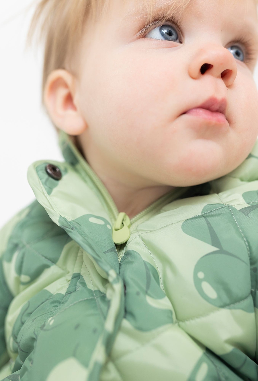 Pikowane kurtka przejściowa w słoniki