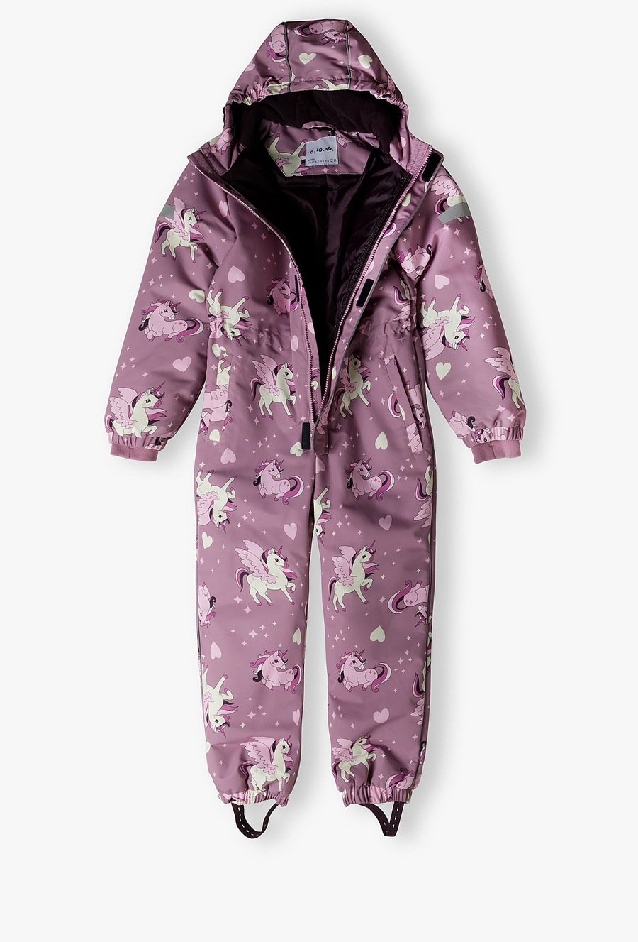 Kombinezon narciarski dla dziewczynki w jednorożce - 510.15.
