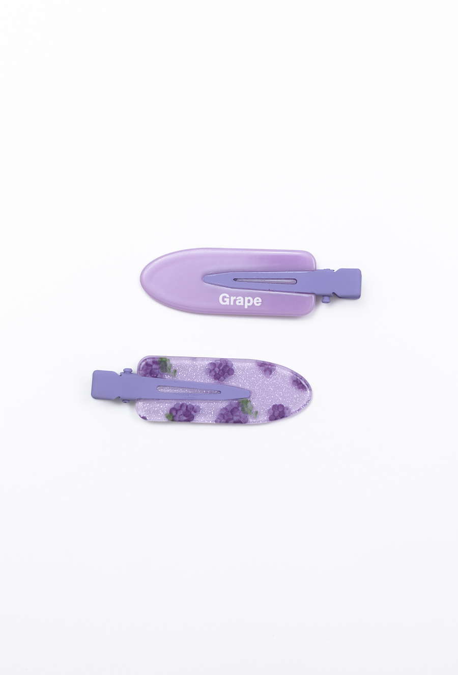 Fioletowe spinki do włosów