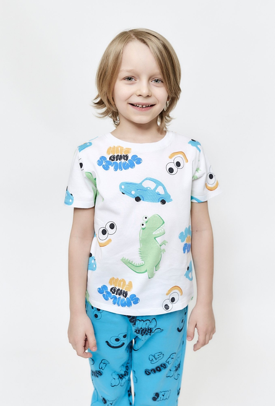 T-shirt chłopięcy w samochody