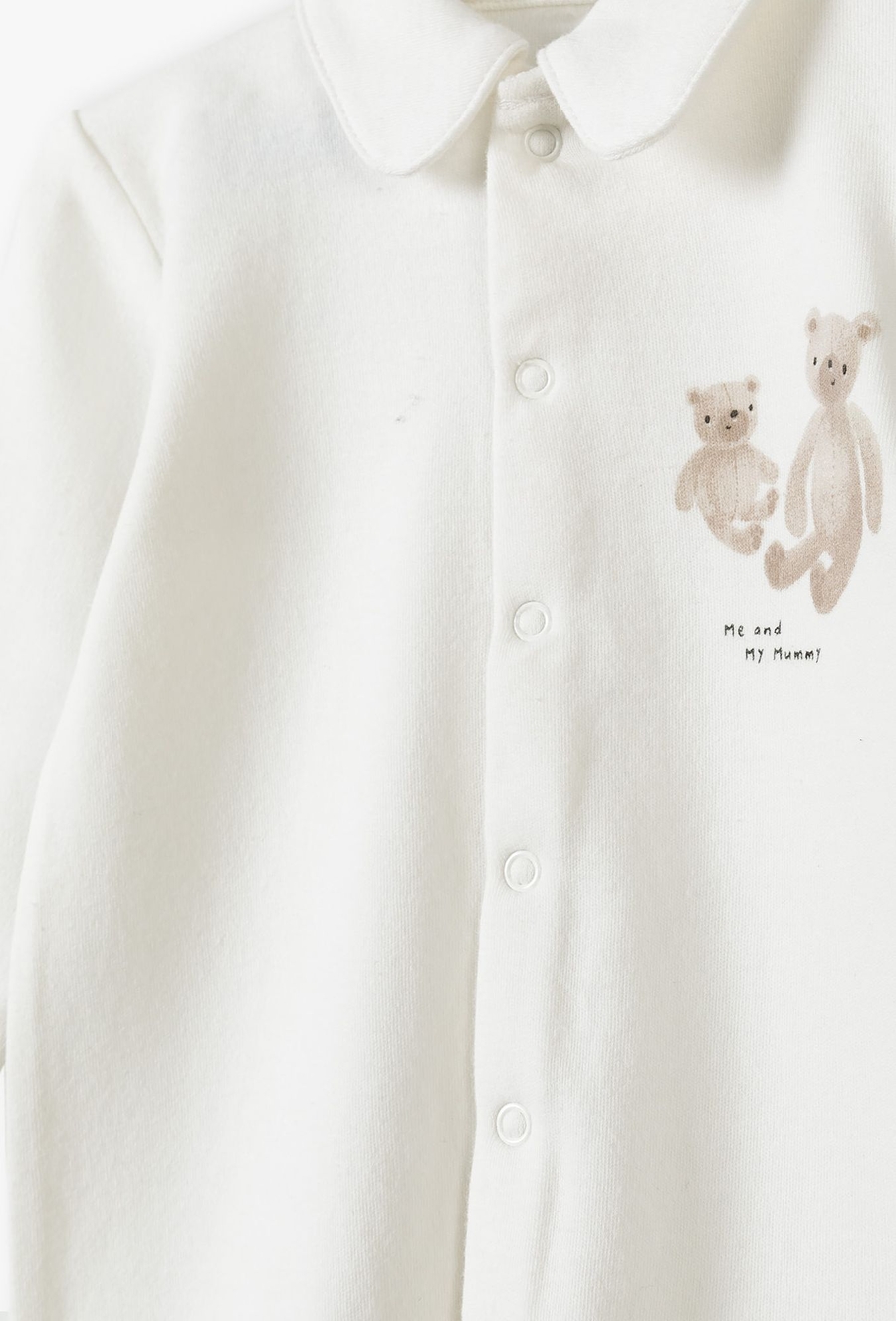 Pajacyk niemowlęcy z kołnierzykiem