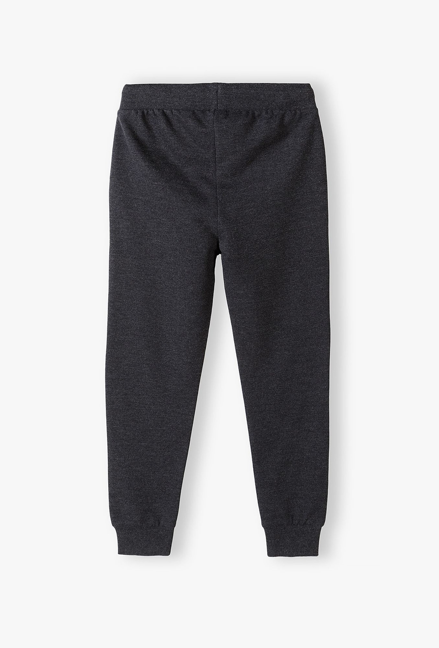 Spodnie dresowe chłopięce z dzianiny- ciemnoszare