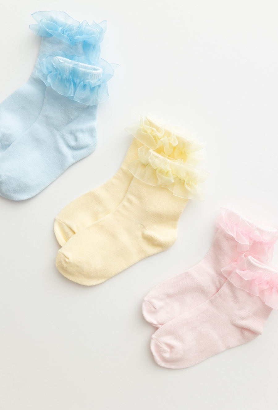 Skarpety dla dziewczynki - 3-pak
