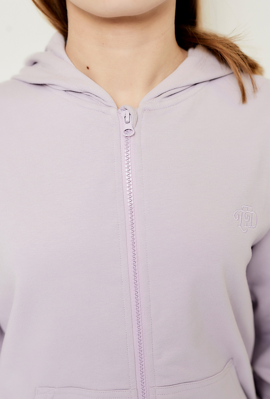 Bawełniana bluza rozpinana z kapturem