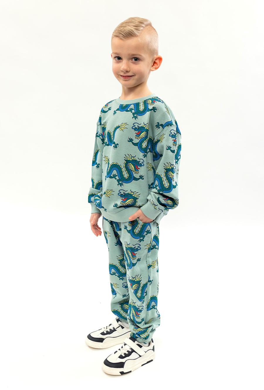 Zielony 3 częściowy komplet dresowy