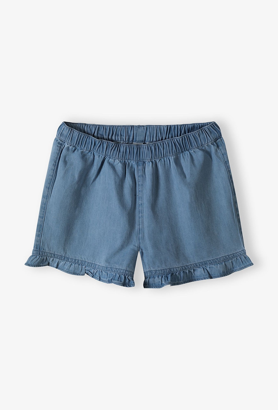 Tkaninowe niebieskie szorty dla niemowlaka- 510.15.